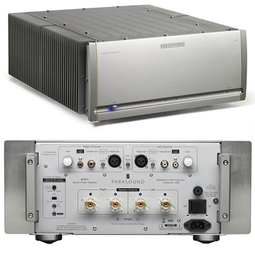 Parasound Halo A21+ 2 2 x 500 Watt 2 Channel Audio Power Amplifier